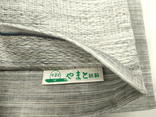 平和屋着物＊夏物　太鼓柄袋帯　すくい織　花籬文　金銀糸　やまと誂製　正絹　逸品　DABH1691cd