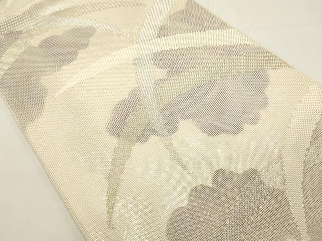 平和屋着物＊夏物　六通柄袋帯　雲重ね芝文　金銀糸　正絹　逸品　DABH1696cd