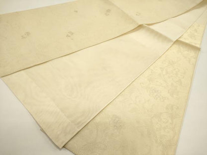 平和屋着物＊夏物　六通柄袋帯　葡萄唐草文　金糸　正絹　逸品　DABH1700cd