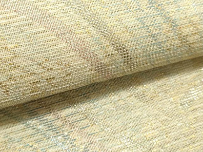 平和屋着物＊夏物　六通柄袋帯　流水文　金糸　正絹　逸品　DABH1706cd