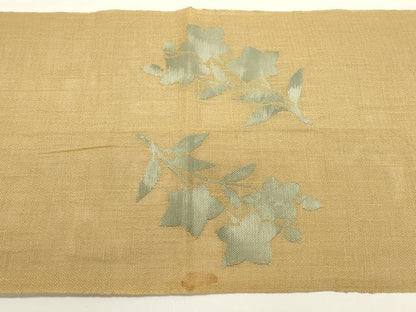 平和屋着物＊夏物　八寸名古屋帯　枝花文　DABH1724cd