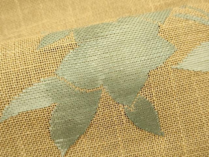 平和屋着物＊夏物　八寸名古屋帯　枝花文　DABH1724cd