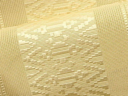 平和屋着物＊夏物　本場筑前博多織　八寸名古屋帯　紗献上　砥の粉色　正絹　逸品　DABH1733cd
