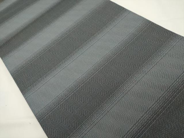 平和屋着物▽両面　全通柄袋帯　スリーシーズン　春夏秋　横段文　やまと誂製　正絹　逸品　DABH1744cd
