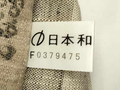 平和屋着物▽「美しいキモノ」お馴染みのメーカー となみ織物 両面 六通柄袋帯 スリーシーズン 春夏秋 草花文 金銀糸 正絹 逸品 DABH1746cd