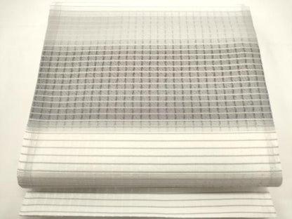 平和屋着物▽両面　太鼓柄袋帯　スリーシーズン　春夏秋　雪輪花文　金銀糸　やまと誂製　正絹　逸品　DABH1756cd