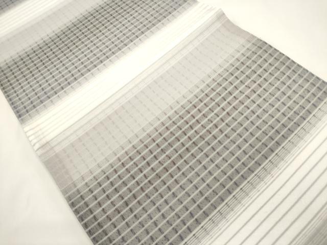 平和屋着物▽両面　太鼓柄袋帯　スリーシーズン　春夏秋　雪輪花文　金銀糸　やまと誂製　正絹　逸品　DABH1756cd