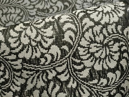 平和屋着物▽全通柄九寸名古屋帯　スリーシーズン　春夏秋　櫛織　枝花文　正絹　逸品　DABH1760cd