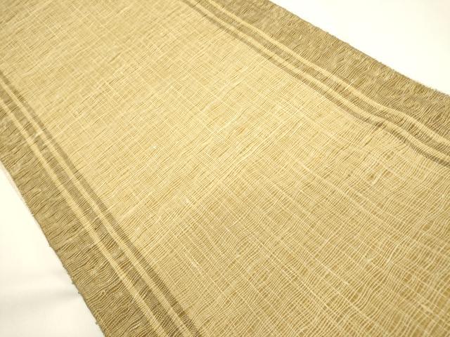 平和屋着物▽太鼓柄袋帯　スリーシーズン　春夏秋　すくい織　流水文　正絹　逸品　DABH1776cd