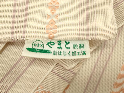 平和屋着物＊夏物　本場筑前博多織　八寸名古屋帯　紗献上　やまと誂製　正絹　逸品　DABH1781cd