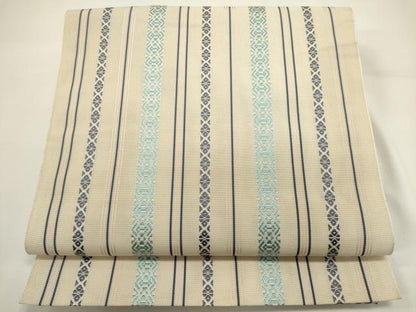 平和屋着物＊夏物　本場筑前博多織　八寸名古屋帯　紗献上　正絹　逸品　DABH1790cd