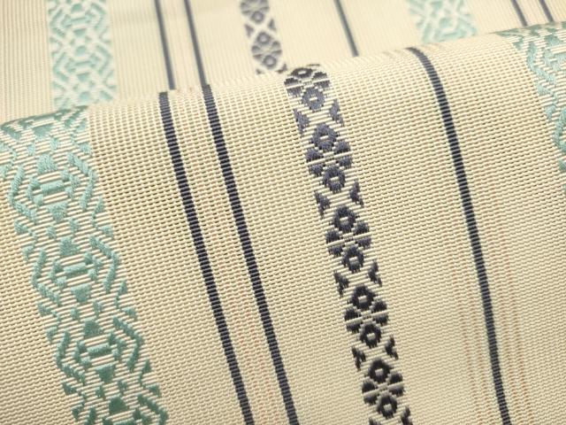 平和屋着物＊夏物　本場筑前博多織　八寸名古屋帯　紗献上　正絹　逸品　DABH1790cd