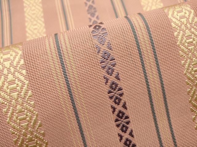 平和屋着物＊夏物　本場筑前博多織　八寸名古屋帯　紗献上　正絹　逸品　DABH1791cd