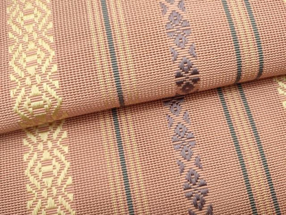 平和屋着物＊夏物　本場筑前博多織　八寸名古屋帯　紗献上　正絹　逸品　DABH1791cd