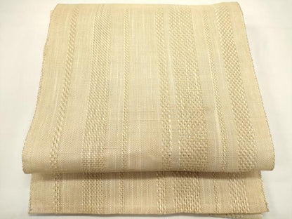 平和屋着物＊夏物　八寸名古屋帯　間道　DABH1804cd
