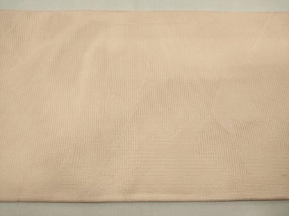 平和屋着物＊夏物　九寸名古屋帯　草花文　桜色　正絹　逸品　DABH1818cd