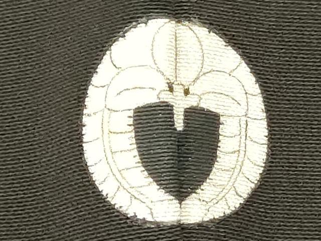 平和屋着物■豪華黒留袖　刺繍　地紙吉祥花文　金銀彩　正絹　逸品　DABH1862cd