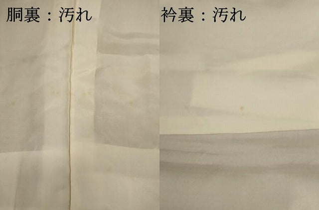 平和屋着物■上質な小紋　流水花文　鬼しぼ縮緬　正絹　逸品　DABH1867cd