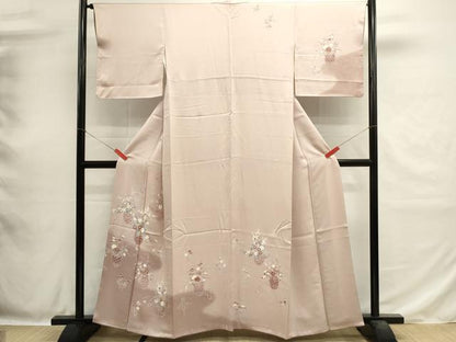 平和屋着物■訪問着　花籠文　暈し染め　三越扱い　正絹　逸品　DABH1870cd