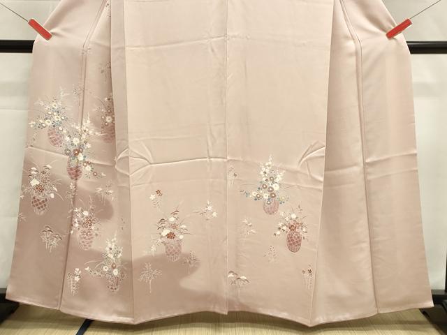 平和屋着物■訪問着　花籠文　暈し染め　三越扱い　正絹　逸品　DABH1870cd