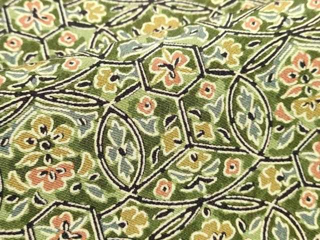 平和屋着物■上質な小紋　抽象花文　正絹　逸品　DABH1871cd
