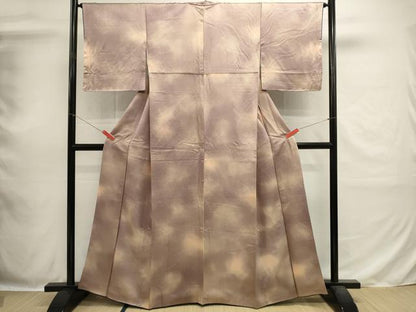 平和屋着物■上質な小紋　霞文　暈し染め　正絹　逸品　DABH1876cd