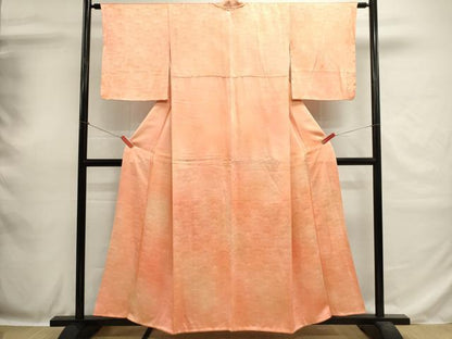 平和屋着物■上質な小紋　青海波花地紋　暈し染め　正絹　逸品　DABH1883cd