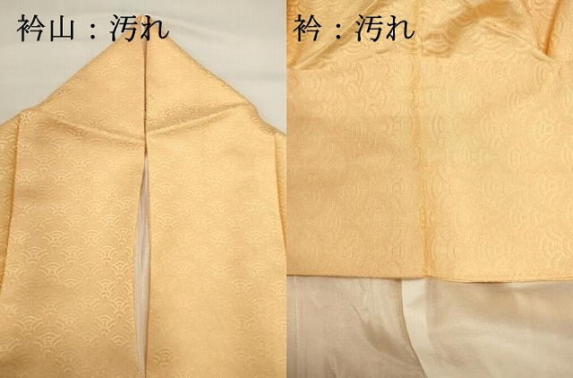平和屋着物■上質な小紋　青海波地紋　暈し染め　正絹　逸品　DABH1884cd