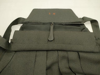平和屋着物●男性　行灯袴　抽象文様　正絹　逸品　DABH1892cd