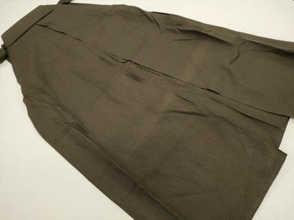 平和屋着物●男性　行灯袴　抽象文様　正絹　逸品　DABH1893cd