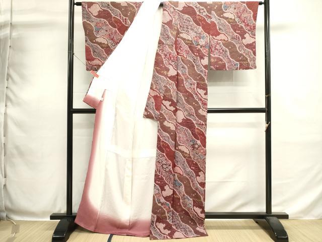 平和屋着物■上質な小紋　絞り　辻が花　金彩　そごう百貨店扱い　正絹　逸品　DABH1914cd