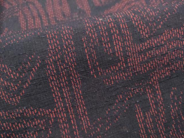 平和屋着物■上質な紬　抽象文様　正絹　逸品　未使用　DABH1915cd