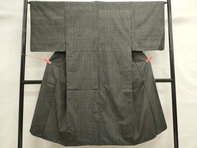 平和屋着物■男性　紬　間道　正絹　逸品　DABH1926cd