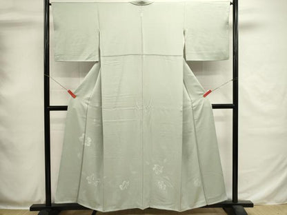 平和屋着物■訪問着　刺繍　舞花文　正絹　逸品　DABH1929cd