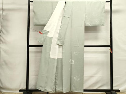 平和屋着物■訪問着　刺繍　舞花文　正絹　逸品　DABH1929cd