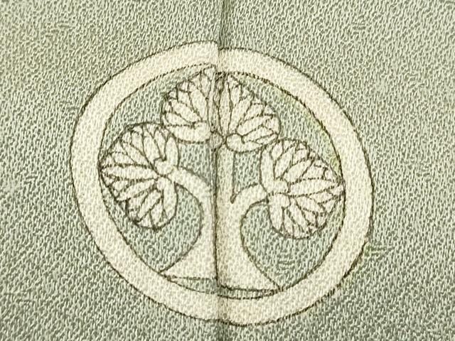 平和屋着物■訪問着　刺繍　舞花文　正絹　逸品　DABH1929cd