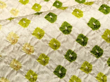 平和屋着物■上質な小紋　総絞り　菱繋ぎ　正絹　逸品　DABH1942cd