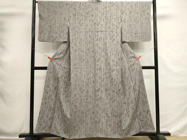 平和屋着物■上質な小紋　抽象文様　正絹　逸品　DABH1948cd