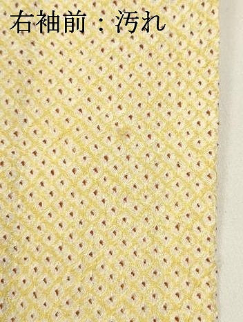 平和屋着物■大変加工の良い総絞り小紋　正絹　逸品　DABH1949cd