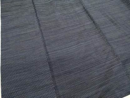 平和屋着物■男性　紬　アンサンブル　長羽織　亀甲柄　正絹　逸品　DABH1969cd