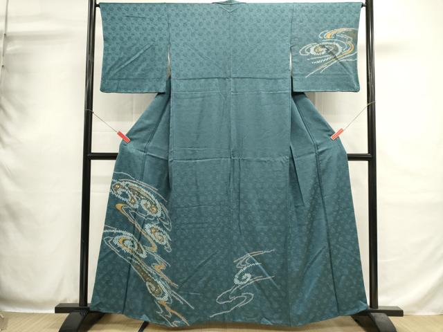 平和屋着物■訪問着　絞り　流水文　金彩　伊勢丹扱い　正絹　逸品　DABH1972cd