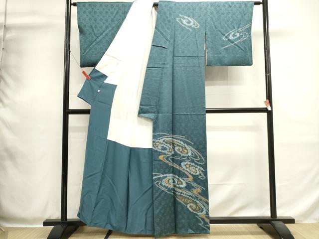 平和屋着物■訪問着　絞り　流水文　金彩　伊勢丹扱い　正絹　逸品　DABH1972cd