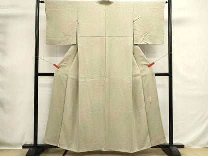 平和屋着物■本草木染作家　瑞寶　上質な小紋　霞文　暈し染め　正絹　逸品　DABH1975cd