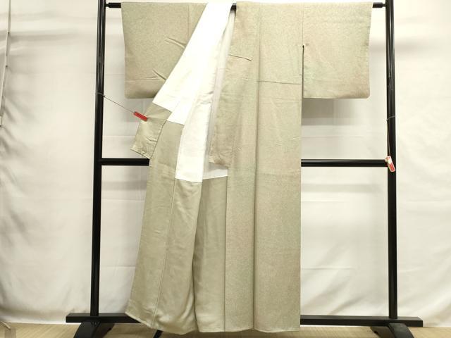 平和屋着物■本草木染作家　瑞寶　上質な小紋　霞文　暈し染め　正絹　逸品　DABH1975cd