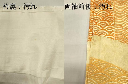 平和屋着物■豪華振袖　駒刺繍　荒波文　菊唐草　金彩　正絹　逸品　DABH1979cd