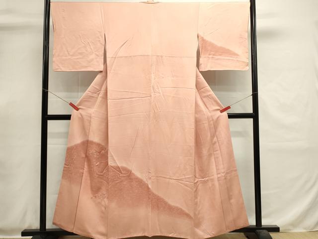 平和屋着物■訪問着　総刺繍　花笛文　暈し染め　正絹　逸品　DABH1982cd