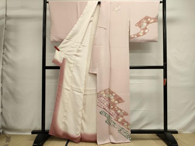 平和屋着物■訪問着　絞り　辻が花　正絹　逸品　DABH1984cd