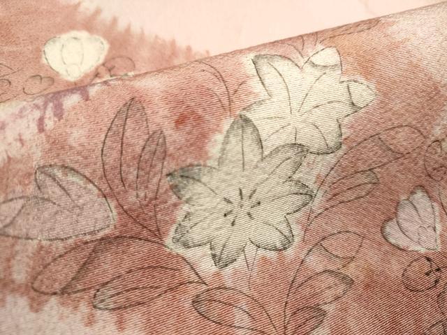 平和屋着物■訪問着　絞り　辻が花　正絹　逸品　DABH1984cd