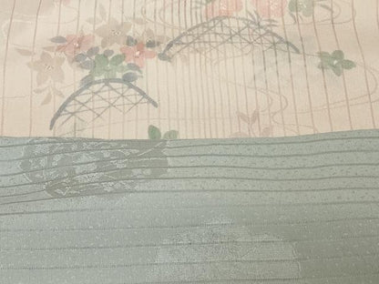 平和屋着物＊夏物 和装小物 帯揚げ10枚セット 絽 縦絽 紗 刺繍　地紙花 露芝 籬花 桔梗地紋　金糸　全て正絹 逸品 DABH2033zzz