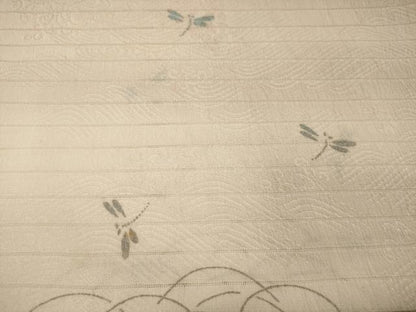 平和屋着物＊夏物 和装小物 帯揚げ10枚セット 絽 縦絽 紗　麻の葉地紋 蜻蛉 舞花文 流水撫子地紋　全て正絹 逸品 DABH2041zzz